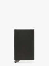 Porte-cartes Cuir Secrid Noir fluted CFL