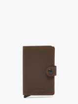 Porte-cartes Cuir Secrid Marron matte MM
