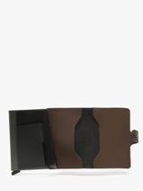 Porte-cartes Cuir Secrid Marron matte MM-vue-porte