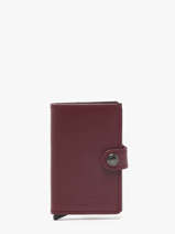 Kaarthouder Original Leder Secrid Rood original MO