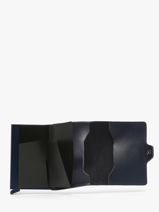 Porte-cartes Twin Original 2 Compartiments Cuir Secrid Bleu original TO-vue-porte