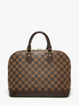 Sac Port� Main D'occasion Alma Damier Louis vuitton Marron second life 1553881