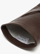 Dameshandschoenen Leder Etrier Bruin accessoires EGLO416G-vue-porte