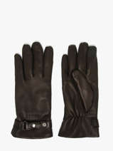 Gants Homme Cuir Etrier Noir accessoires EGLO603G