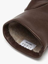 Dameshandschoenen Leder Etrier Bruin accessoires EGLO412G-vue-porte