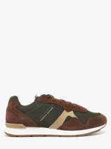 Sneakers En Cuir Tommy hilfiger Marron men 5679M1Q