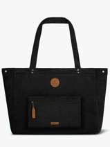 Schoudertas A4 Formaat Adventurer Gerecycleerd Polyester Cabaia Zwart adventurer TOTEBAGL