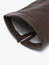 Gants Omega Marron women gloves 75D-vue-porte