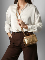 Longchamp Le pliage xtra gold Sac port travers Or-vue-porte