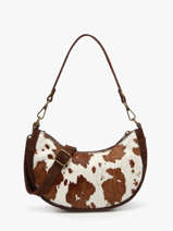 Sac Port paule Mucca Cuir Milano Marron mucca VM25064