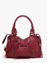 Sac Port� Main Spazzolato Cuir Milano Rouge spazzolato SP24094