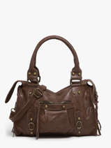 Sac Port� Main Spazzolato Cuir Milano Marron spazzolato SP24094