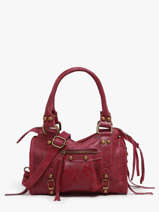 Sac Port Main Spazzolato Cuir Milano Rouge spazzolato SP24093