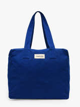 Le Sac Port� �paule A4 C�lestins Coton Recycl� Rivedroite Bleu timeless CELESTIM