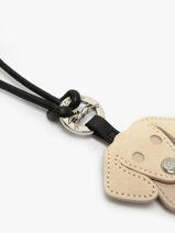 Longchamp Porte-cl�s re-play saisonnier Porte cl�s Marron-vue-porte