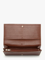 Longchamp Le foulonn� Portefeuille Marron-vue-porte