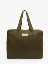 Sac Port paule Timeless Coton Rivedroite Vert timeless ELZEVTIM