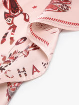 Longchamp Soie gots Etole Rose-vue-porte