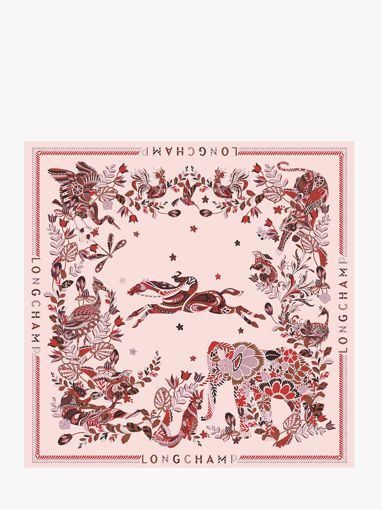 Longchamp Soie gots Etole Rose