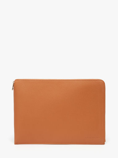 Longchamp Le foulonn� Etui passeport Marron