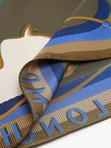 Longchamp Soie gots Etole Vert-vue-porte