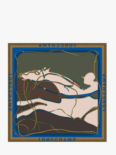 Longchamp Soie gots Etole Rose