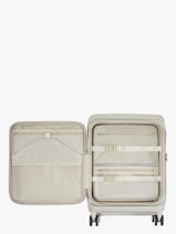 Valise Cabine Extensible Samsonite Beige paralux hs 156523-vue-porte