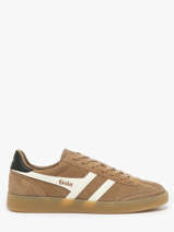 Sneakers Uit Leder Gola Bruin men CMB735