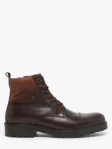 Boots Tuto En Cuir Redskins Marron men TUTO