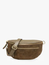 Sac Banane Cuir Milano Beige velvet caviar VC24111