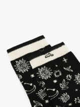 Sokken Cabaia Zwart socks women AVA-vue-porte