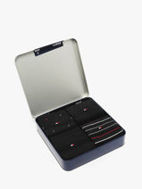 Chaussettes Homme 4 Paires Bote Cadeau Tommy hilfiger Noir socks 71235375-vue-porte