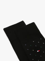 Chaussettes Homme 2 Paires Tommy hilfiger Noir socks 71236311-vue-porte