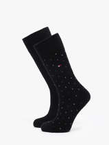 Chaussettes Homme 2 Paires Tommy hilfiger Noir socks 71236311
