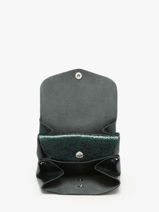 Porte-monnaie Le Gustave M Cuir Paul marius Vert minuit GUSTMMIN-vue-porte