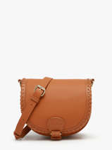 Cross Body Tas Bobo S Leder Paul marius Oranje vintage S