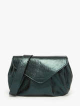 Sac Bandoulire Minuit Cuir Paul marius Vert minuit SUZOMMIN