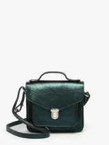 Cross Body Tas Minuit Leder Paul marius Groen minuit GEORXMIN
