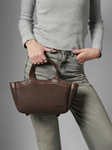 Sac Port� Main Bag Cluse Marron bag CX159-vue-porte