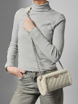 Cross Body Tas Cristi Guess Beige cristi TG813972-vue-porte