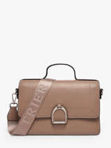Cross Body Tas M Altesse Leder Etrier Beige altesse A10109