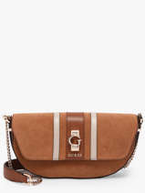 Sac Bandouli�re Erenia Cuir Guess Vert erenia SB783821