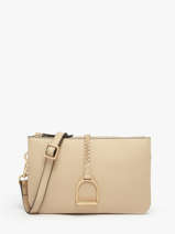 Cross Body Tas Torsade Leder Etrier Beige torsade ETOS0142