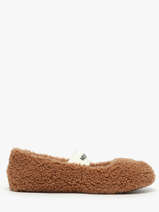 Ballerines En Shearling Moon boot Marron women D2400010
