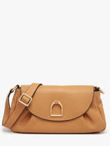 Cross Body Tas Shadow Leder Etrier Bruin shadow ESHA163M