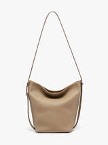Sac Port� �paule Sac � Dos S Cavalier Cuir Etrier Beige cavalier ECLR126S
