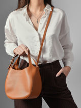 Longchamp Le foulonn� Handtas Oranje-vue-porte