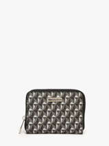 Porte-monnaie Miniprix Noir wt sigle 5009