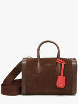 Bowlingtas M Bcbg Sude Leder Lancel Bruin bcbg A13693