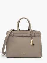 Sac Port� Main Faubourg Cuir Lancel Gris faubourg A13528